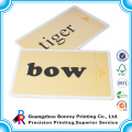 Custom Square Metal Business Card Embossing Printing